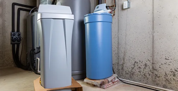 Home water softener systems used to reduce minerals and improve water quality